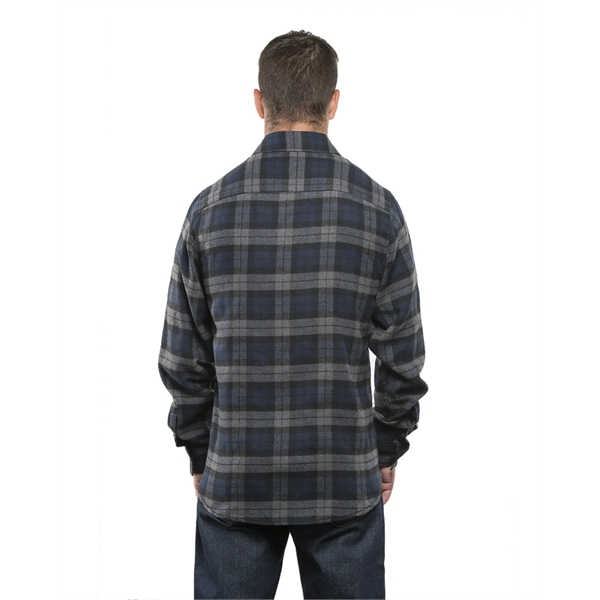 Burnside Men's Plaid Flannel Shirt - Burnside Men's Plaid Flannel Shirt - Image 90 of 138