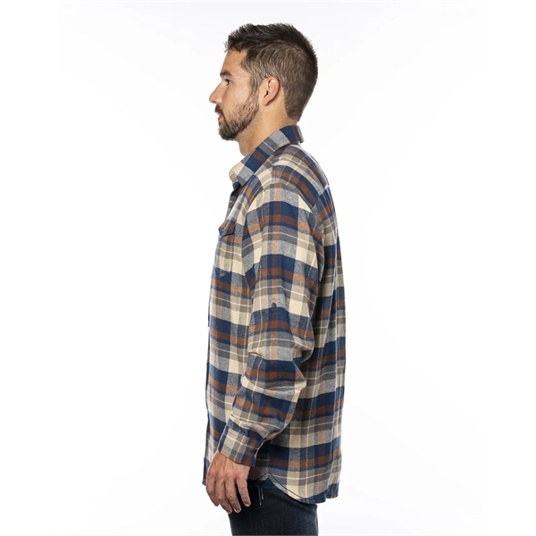 Burnside Men's Plaid Flannel Shirt - Burnside Men's Plaid Flannel Shirt - Image 96 of 138