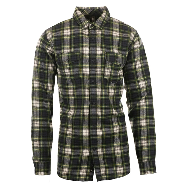 Burnside Men's Plaid Flannel Shirt - Burnside Men's Plaid Flannel Shirt - Image 129 of 138