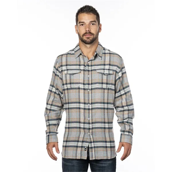 Burnside Men's Plaid Flannel Shirt - Burnside Men's Plaid Flannel Shirt - Image 106 of 138