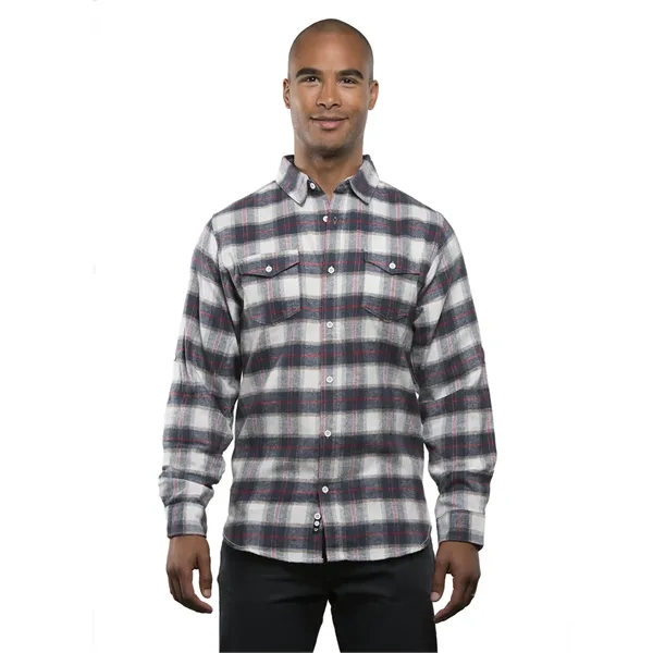 Burnside Men's Plaid Flannel Shirt - Burnside Men's Plaid Flannel Shirt - Image 109 of 138