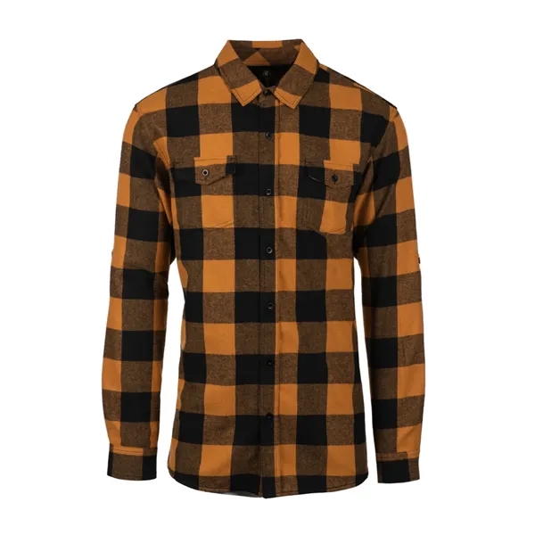 Burnside Men's Plaid Flannel Shirt - Burnside Men's Plaid Flannel Shirt - Image 59 of 138