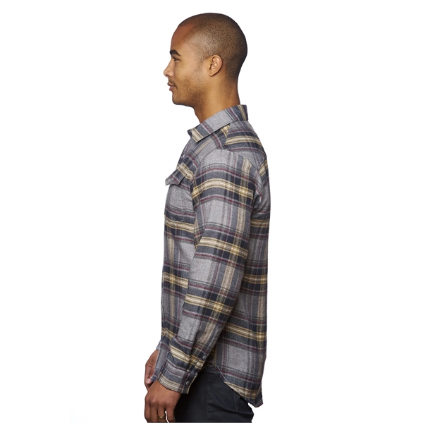 Burnside Men's Snap-Front Flannel Shirt - Burnside Men's Snap-Front Flannel Shirt - Image 13 of 20