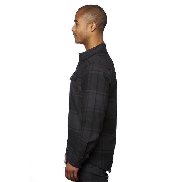 Burnside Men's Snap-Front Flannel Shirt - Burnside Men's Snap-Front Flannel Shirt - Image 16 of 20