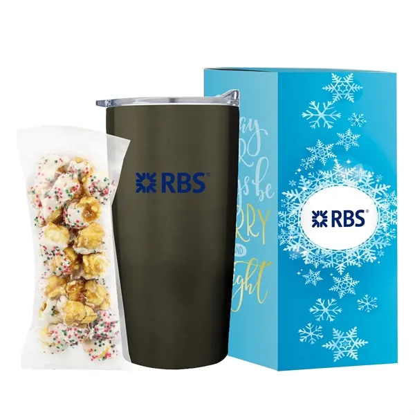 20oz Straight Tumbler Holiday Greetings-Sugar Cookie Popcorn - 20oz Straight Tumbler Holiday Greetings-Sugar Cookie Popcorn - Image 2 of 2