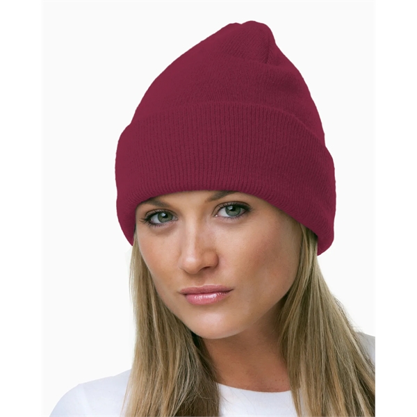 Bayside USA Made Knit Cuff Beanie - Bayside USA Made Knit Cuff Beanie - Image 15 of 31