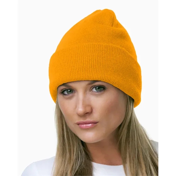 Bayside USA Made Knit Cuff Beanie - Bayside USA Made Knit Cuff Beanie - Image 20 of 28