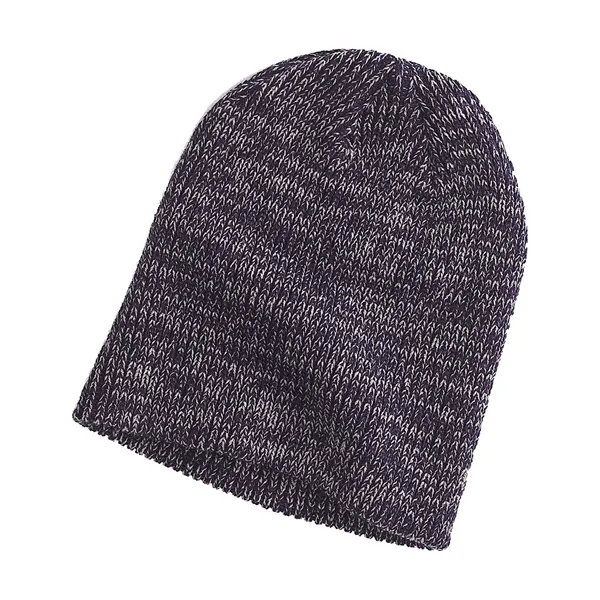 Big Accessories Ribbed Marled Beanie - Big Accessories Ribbed Marled Beanie - Image 6 of 7