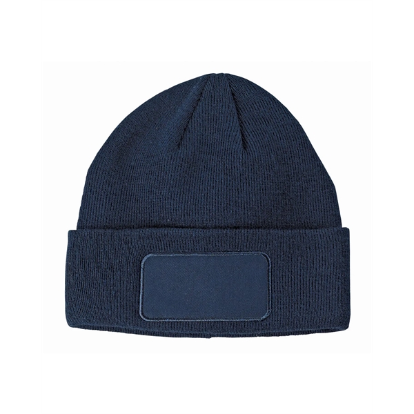 Big Accessories Patch Beanie - Big Accessories Patch Beanie - Image 10 of 11