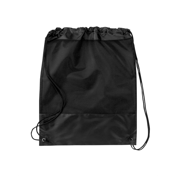 Prime Line Mesh Panel Drawstring Backpack - Prime Line Mesh Panel Drawstring Backpack - Image 1 of 1