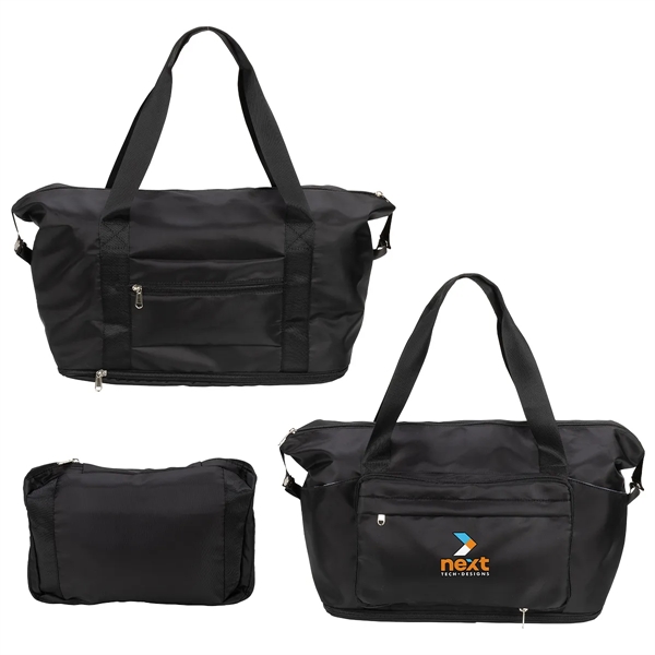 Custom Caravan Expandable Polyester Travel Tote