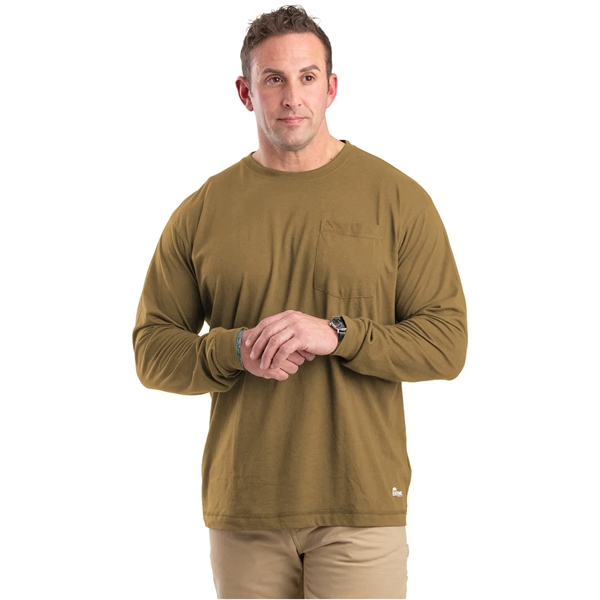 Berne Unisex Performance Long-Sleeve Pocket T-Shirt - Berne Unisex Performance Long-Sleeve Pocket T-Shirt - Image 2 of 13