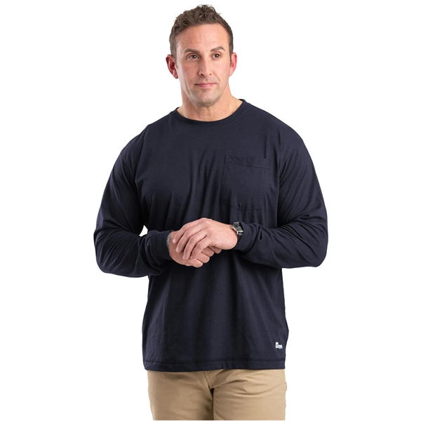 Berne Unisex Performance Long-Sleeve Pocket T-Shirt - Berne Unisex Performance Long-Sleeve Pocket T-Shirt - Image 6 of 13