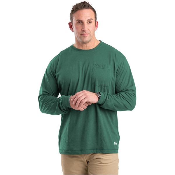 Berne Tall Performance Long-Sleeve Pocket T-Shirt