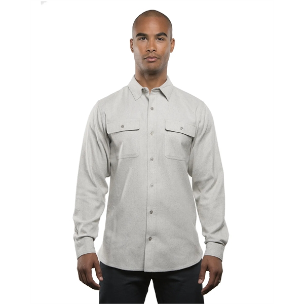 Burnside Men's Solid Flannel Shirt - Burnside Men's Solid Flannel Shirt - Image 22 of 28