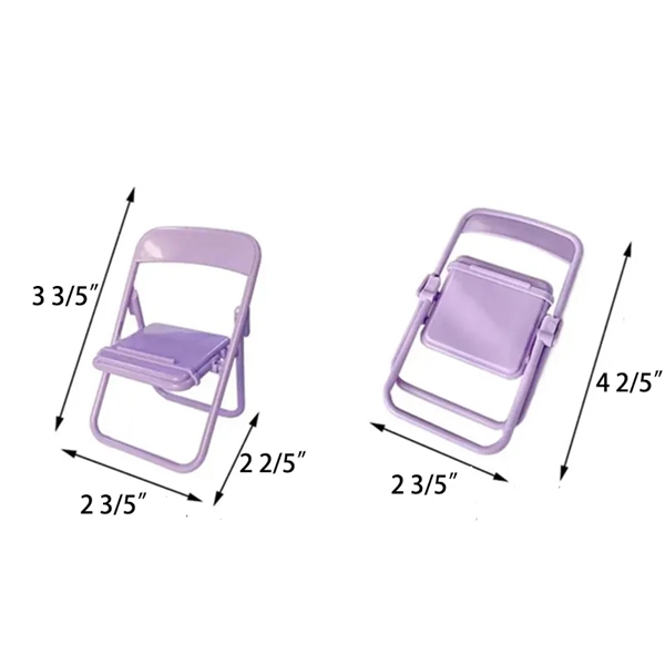 ABS Mini Folding Stool Desktop Phone Holder - ABS Mini Folding Stool Desktop Phone Holder - Image 1 of 4