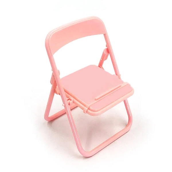 ABS Mini Folding Stool Desktop Phone Holder - ABS Mini Folding Stool Desktop Phone Holder - Image 3 of 4