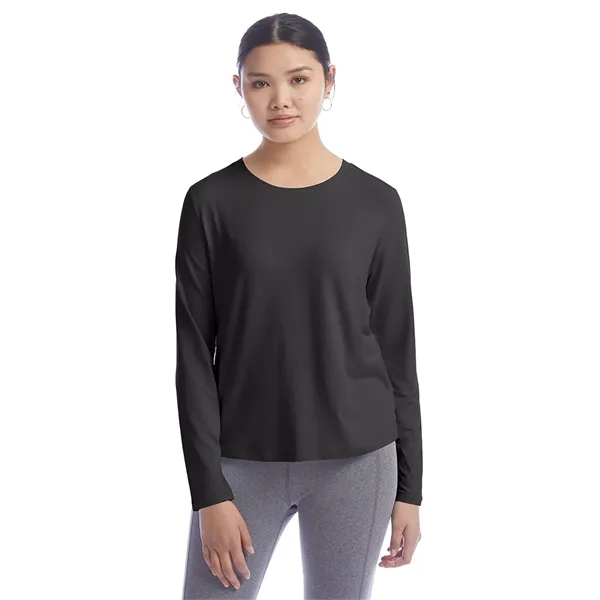 Champion Ladies' Cutout Long Sleeve T-Shirt - Champion Ladies' Cutout Long Sleeve T-Shirt - Image 4 of 15