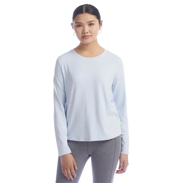 Champion Ladies' Cutout Long Sleeve T-Shirt - Champion Ladies' Cutout Long Sleeve T-Shirt - Image 8 of 15