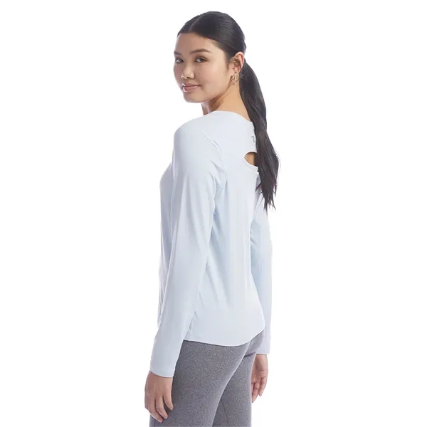 Champion Ladies' Cutout Long Sleeve T-Shirt - Champion Ladies' Cutout Long Sleeve T-Shirt - Image 9 of 15