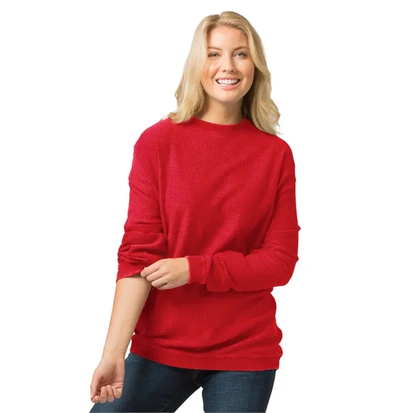 Boxercraft LadiesRally Corduroy Knit Pullover Crew - Boxercraft LadiesRally Corduroy Knit Pullover Crew - Image 0 of 5