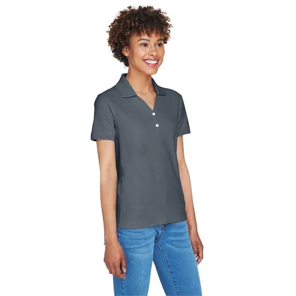 Devon & Jones Ladies' Pima Pique Y-Collar Polo - Devon & Jones Ladies' Pima Pique Y-Collar Polo - Image 82 of 142
