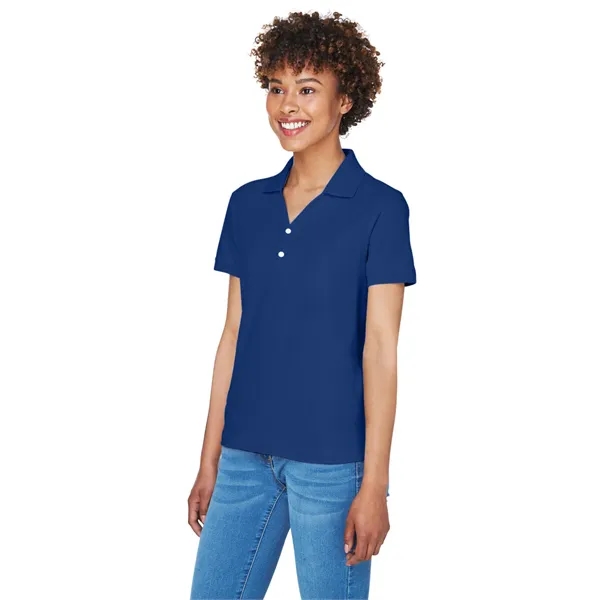 Devon & Jones Ladies' Pima Pique Y-Collar Polo - Devon & Jones Ladies' Pima Pique Y-Collar Polo - Image 107 of 142