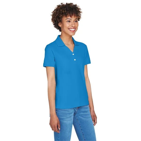 Devon & Jones Ladies' Pima Pique Y-Collar Polo - Devon & Jones Ladies' Pima Pique Y-Collar Polo - Image 113 of 142
