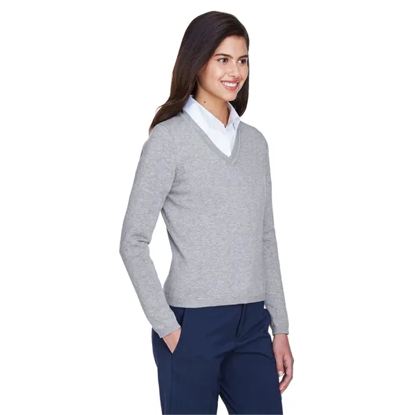 Devon & Jones Ladies' V-Neck Sweater - Devon & Jones Ladies' V-Neck Sweater - Image 3 of 11