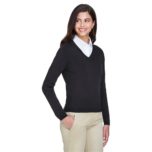 Devon & Jones Ladies' V-Neck Sweater - Devon & Jones Ladies' V-Neck Sweater - Image 6 of 11