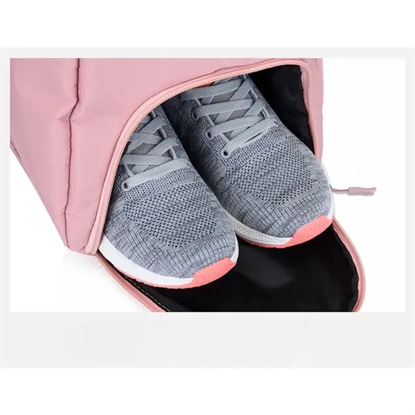 Travel Sports Duffle Bag with Shoe Compartment - Travel Sports Duffle Bag with Shoe Compartment - Image 4 of 6