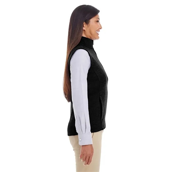 Devon & Jones Ladies' Newbury Melange Fleece Vest - Devon & Jones Ladies' Newbury Melange Fleece Vest - Image 9 of 23