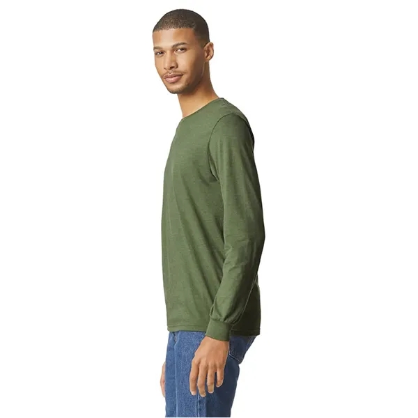 Gildan Unisex Softstyle CVC Long Sleeve T-Shirt - Gildan Unisex Softstyle CVC Long Sleeve T-Shirt - Image 5 of 17