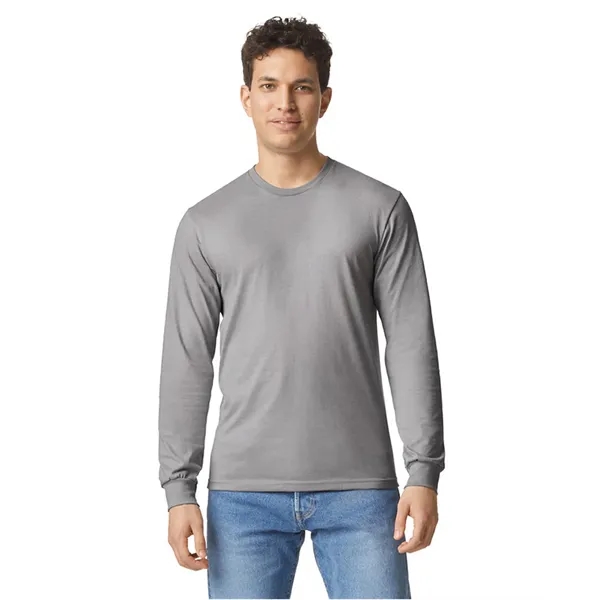 Gildan Unisex Softstyle CVC Long Sleeve T-Shirt - Gildan Unisex Softstyle CVC Long Sleeve T-Shirt - Image 6 of 17