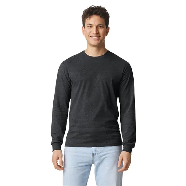 Gildan Unisex Softstyle CVC Long Sleeve T-Shirt - Gildan Unisex Softstyle CVC Long Sleeve T-Shirt - Image 15 of 17