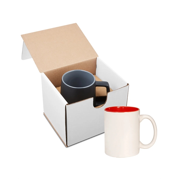 Prime Line 11oz Two Tone C-Handle Mug In Mailer - Prime Line 11oz Two Tone C-Handle Mug In Mailer - Image 1 of 1