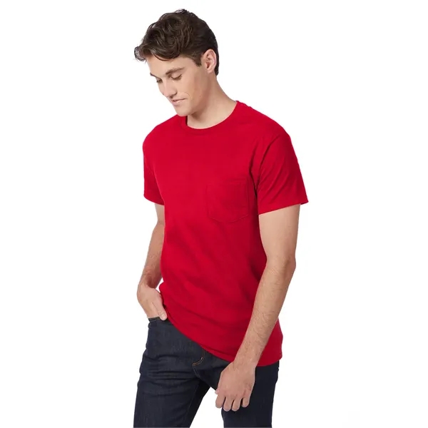 Hanes Men's Authentic-T Pocket T-Shirt - Hanes Men's Authentic-T Pocket T-Shirt - Image 57 of 107