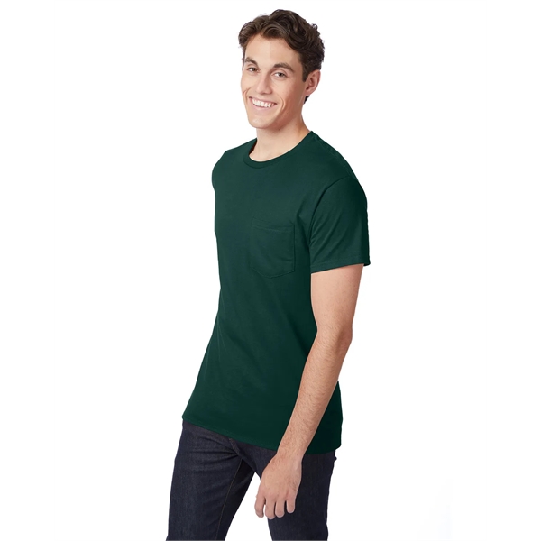 Hanes Men's Authentic-T Pocket T-Shirt - Hanes Men's Authentic-T Pocket T-Shirt - Image 73 of 107