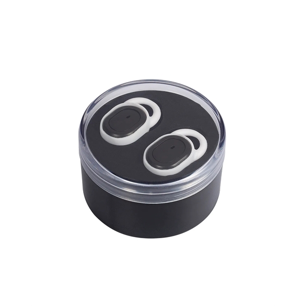 Prime Line Wireless In-Ear Buds In Round Case - Prime Line Wireless In-Ear Buds In Round Case - Image 1 of 3