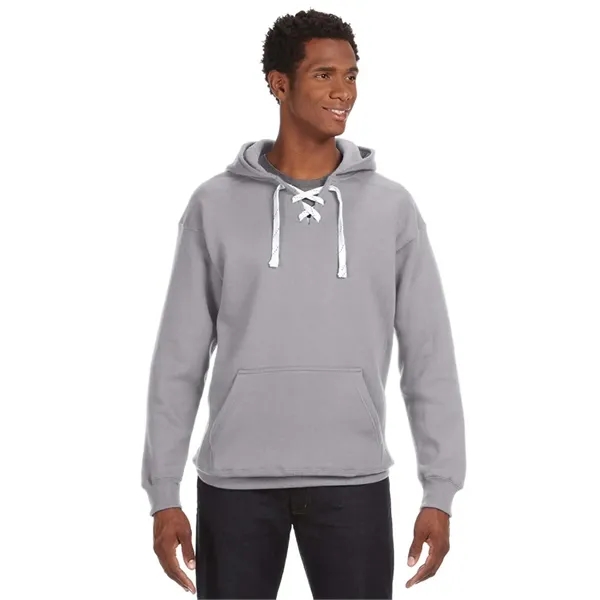 J America Adult Sport Lace Hooded Sweatshirt - J America Adult Sport Lace Hooded Sweatshirt - Image 35 of 68