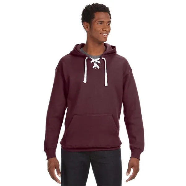 J America Adult Sport Lace Hooded Sweatshirt - J America Adult Sport Lace Hooded Sweatshirt - Image 37 of 68