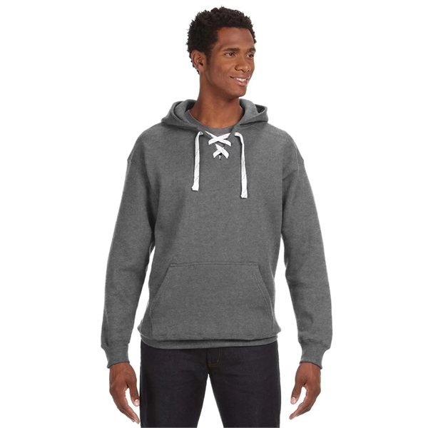 J America Adult Sport Lace Hooded Sweatshirt - J America Adult Sport Lace Hooded Sweatshirt - Image 40 of 68