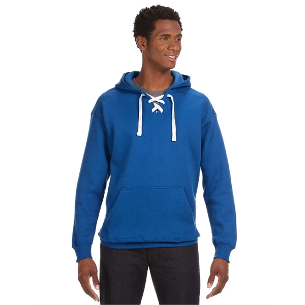 J America Adult Sport Lace Hooded Sweatshirt - J America Adult Sport Lace Hooded Sweatshirt - Image 48 of 68