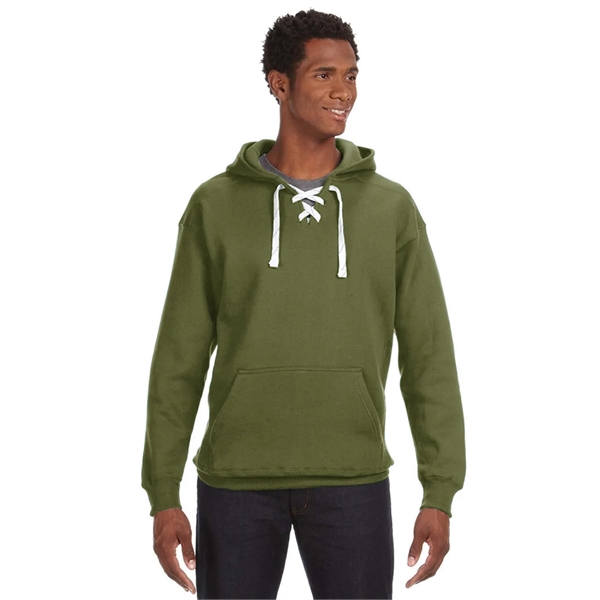 J America Adult Sport Lace Hooded Sweatshirt - J America Adult Sport Lace Hooded Sweatshirt - Image 64 of 68