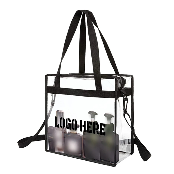 Clear Tote Bag With Zipper