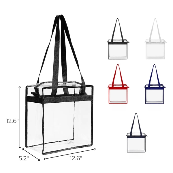 Clear Tote Bag With Zipper