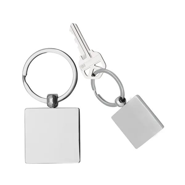 Prime Line Square Metal Keychain - Prime Line Square Metal Keychain - Image 1 of 1