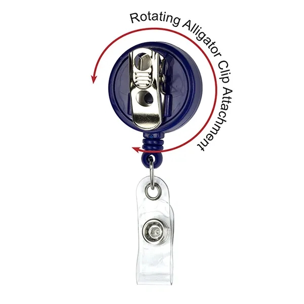 30" Cord Retractable Badge Reel with Rotating Alligator Clip - 30" Cord Retractable Badge Reel with Rotating Alligator Clip - Image 21 of 23