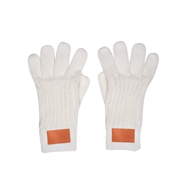 Leeman Rib Knit Gloves - Leeman Rib Knit Gloves - Image 6 of 7