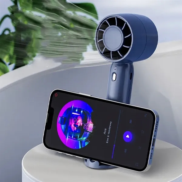 Portable USB Desktop Rechargeable Silent Fan - Portable USB Desktop Rechargeable Silent Fan - Image 4 of 4